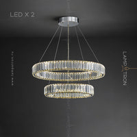 BERTOLDA Ring Chandelier by Lampadom - close-up