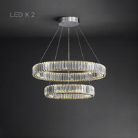 BERTOLDA Ring Chandelier by Lampadom - scale reference