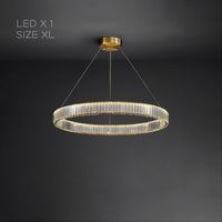 BERTOLDA Ring Chandelier by Lampadom - close-up