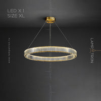 BERTOLDA Ring Chandelier by Lampadom - top view