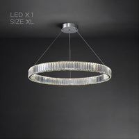 BERTOLDA Ring Chandelier by Lampadom - scale reference