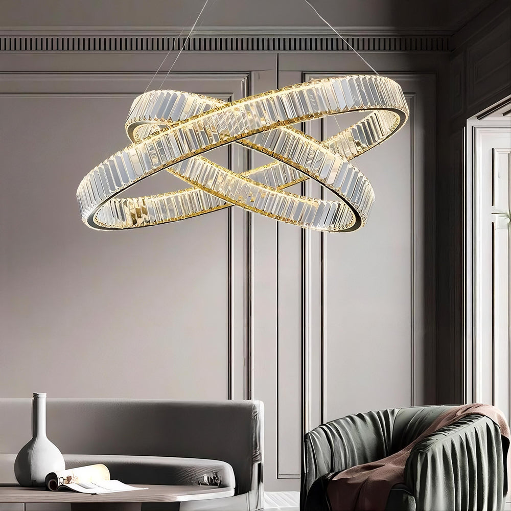 BERTOLDA Ring Chandelier by Lampadom - close-up