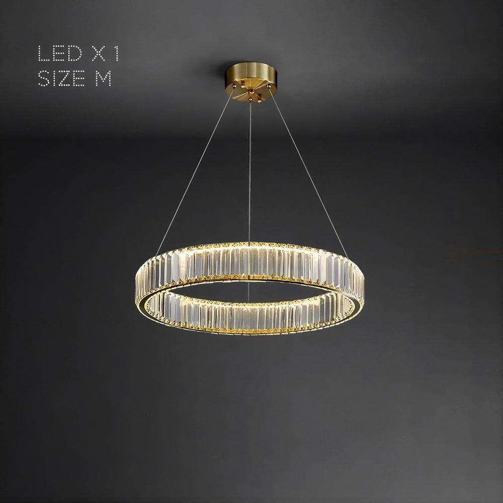 BERTOLDA Ring Chandelier by Lampadom - scale reference