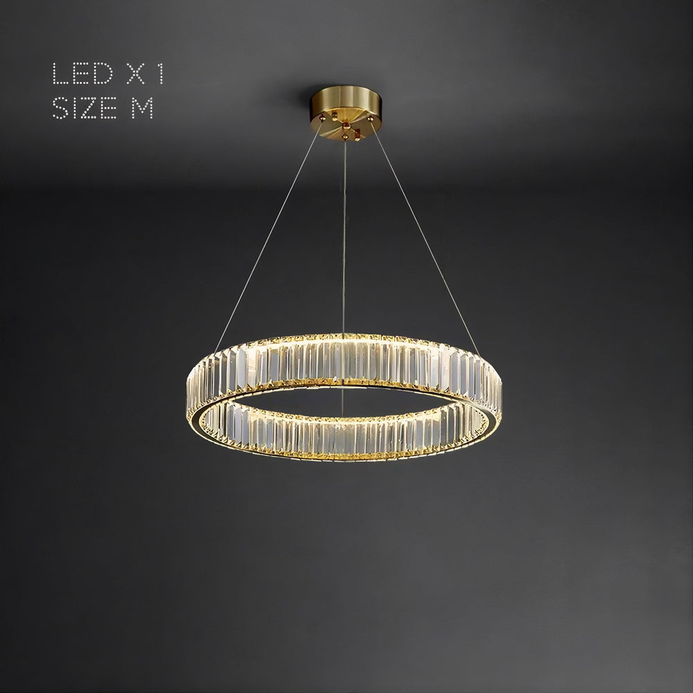 BERTOLDA Ring Chandelier by Lampadom - ambient shot