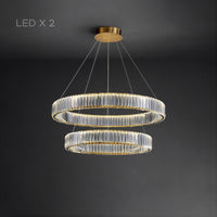 BERTOLDA Ring Chandelier by Lampadom - ambient shot