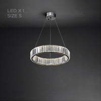 BERTOLDA Ring Chandelier by Lampadom - detail view