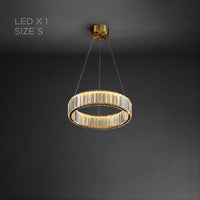 BERTOLDA Ring Chandelier by Lampadom - detail view