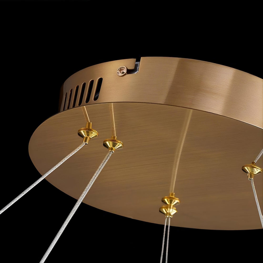 BERTOLDA Ring Chandelier by Lampadom - angle view