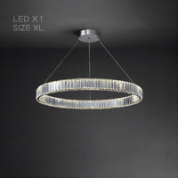 BERTOLDA Ring Chandelier by Lampadom - close-up
