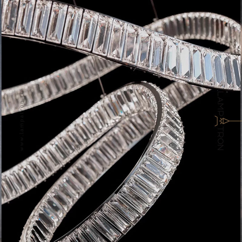 BERTOLDA SPIRAL Chandelier by Lampadom - detail view