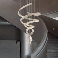 BERTOLDA SPIRAL Chandelier by Lampadom - side view