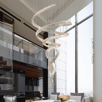 BERTOLDA SPIRAL Chandelier by Lampadom - top view