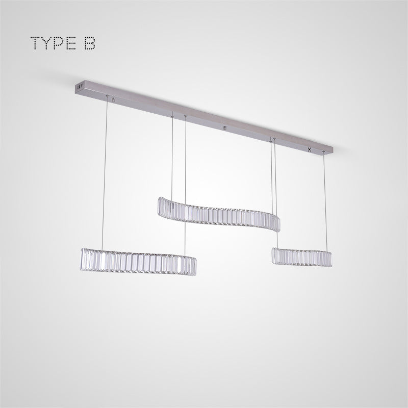 BERTOLDA TRIO Linear Chandelier