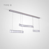 BERTOLDA TRIO Linear Chandelier