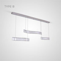 BERTOLDA TRIO Linear Chandelier