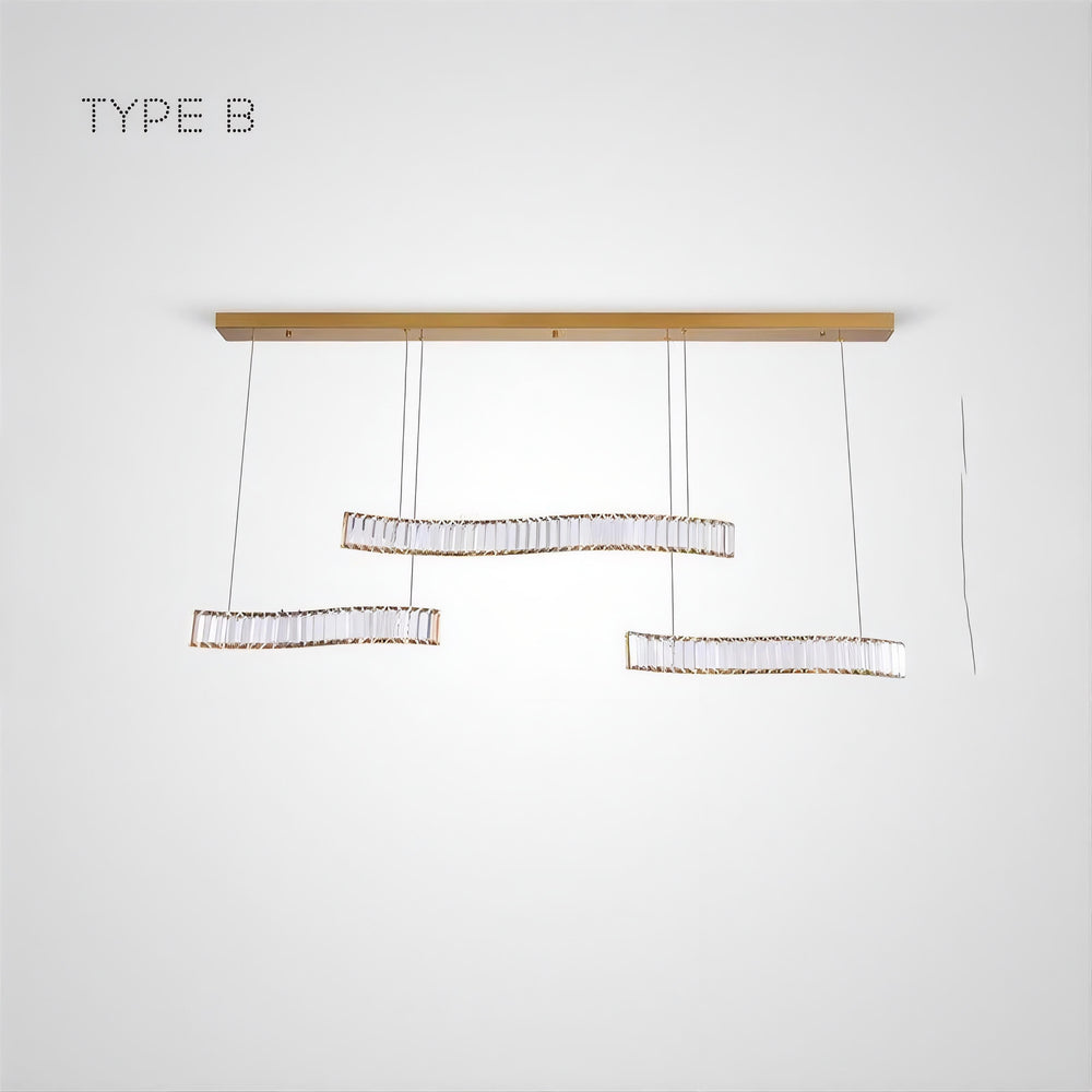 BERTOLDA TRIO Linear Chandelier