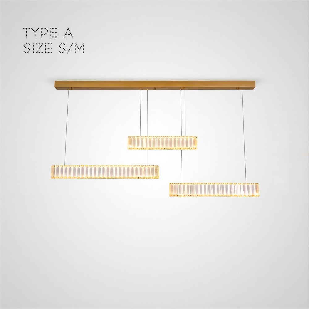 BERTOLDA TRIO Linear Chandelier