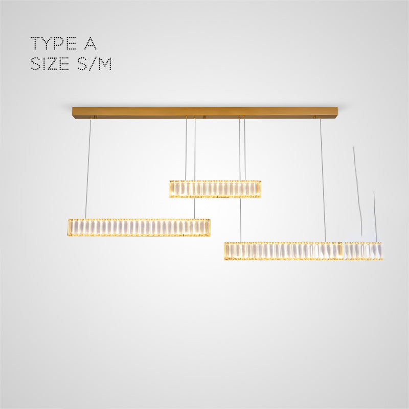 BERTOLDA TRIO Linear Chandelier