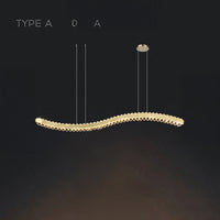 BERTOLDA W Linear Chandelier