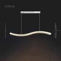 BERTOLDA W Linear Chandelier