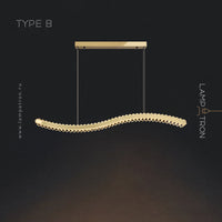 BERTOLDA W Linear Chandelier