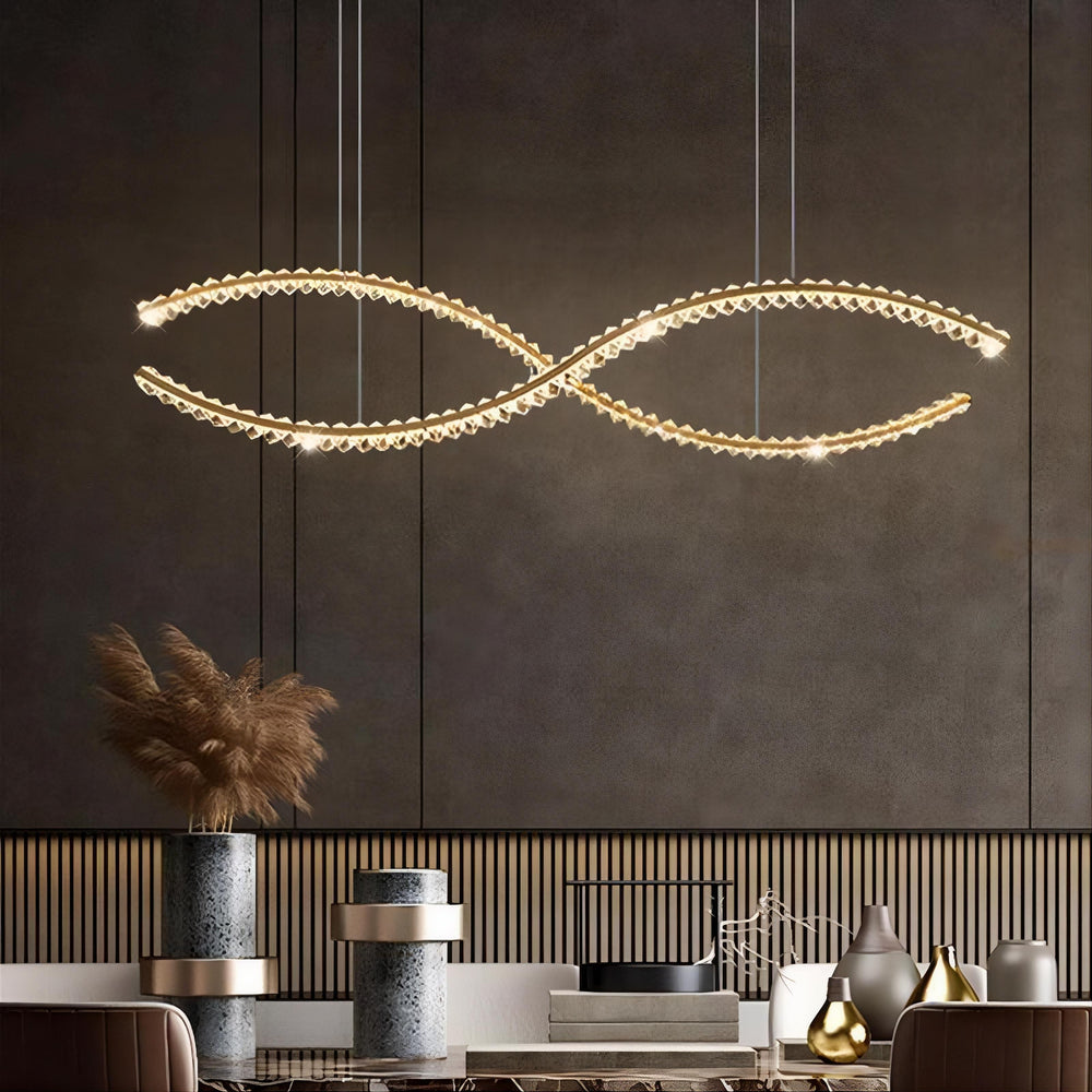 BERTOLDA X Linear Chandelier by Lampadom - scale reference