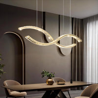 BERTOLDA X Linear Chandelier by Lampadom - ambient shot