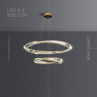 BERTOLDA X Ring Chandelier by Lampadom - ambient shot
