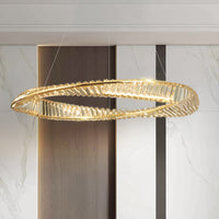 BERTOLDA X Ring Chandelier by Lampadom - detail view