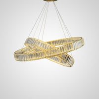 BERTOLDA L Ring Chandelier by Lampadom - close-up