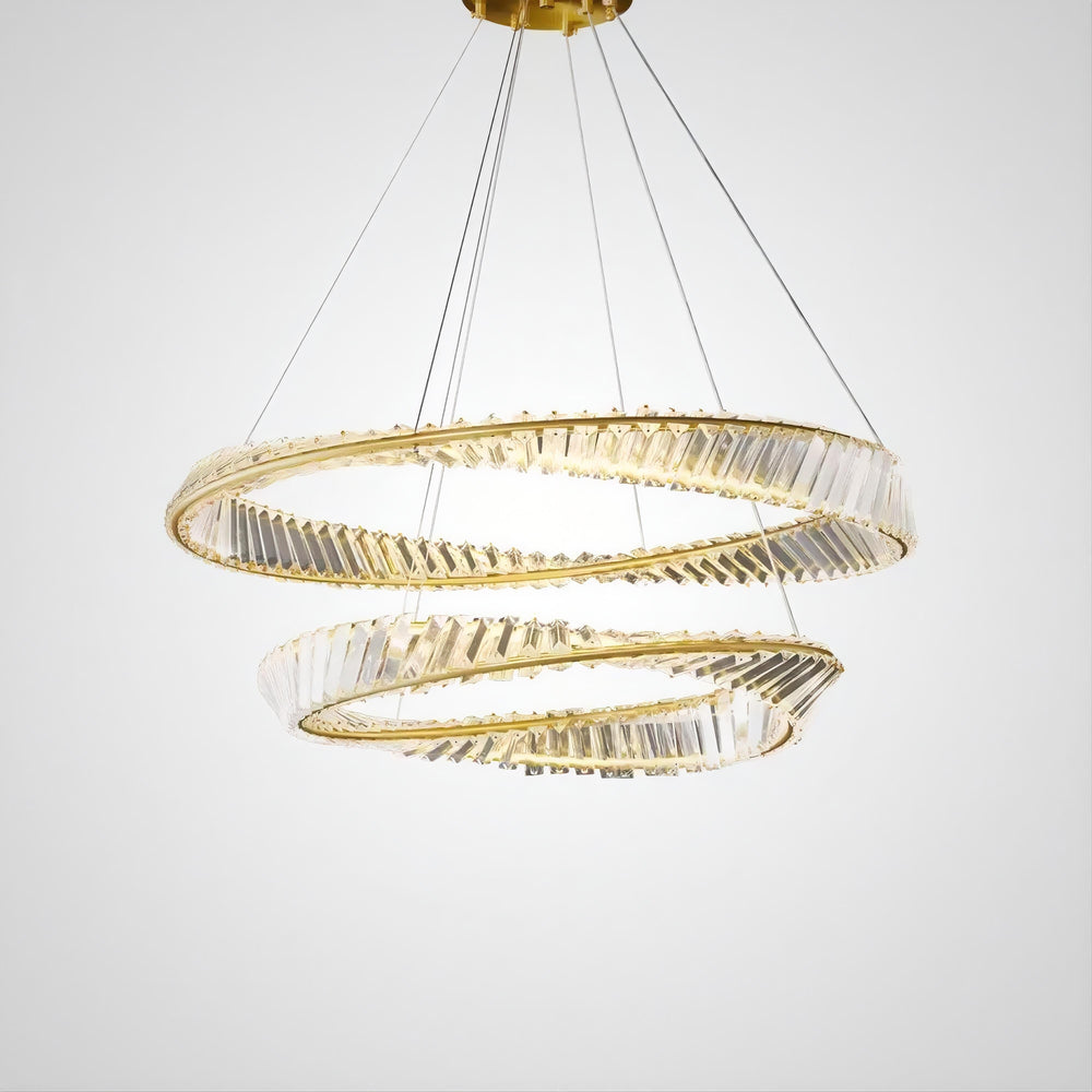 BERTOLDA X Ring Chandelier by Lampadom - scale reference
