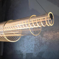 BIELLA Linear Chandelier by Lampadom - detail view