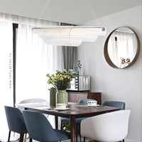 BIELLA Linear Chandelier by Lampadom - close-up