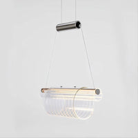 BIELLA Linear Chandelier by Lampadom - top view