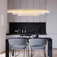 BIELLA Linear Chandelier by Lampadom - ambient shot