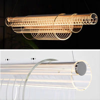 BIELLA Linear Chandelier by Lampadom - detail view