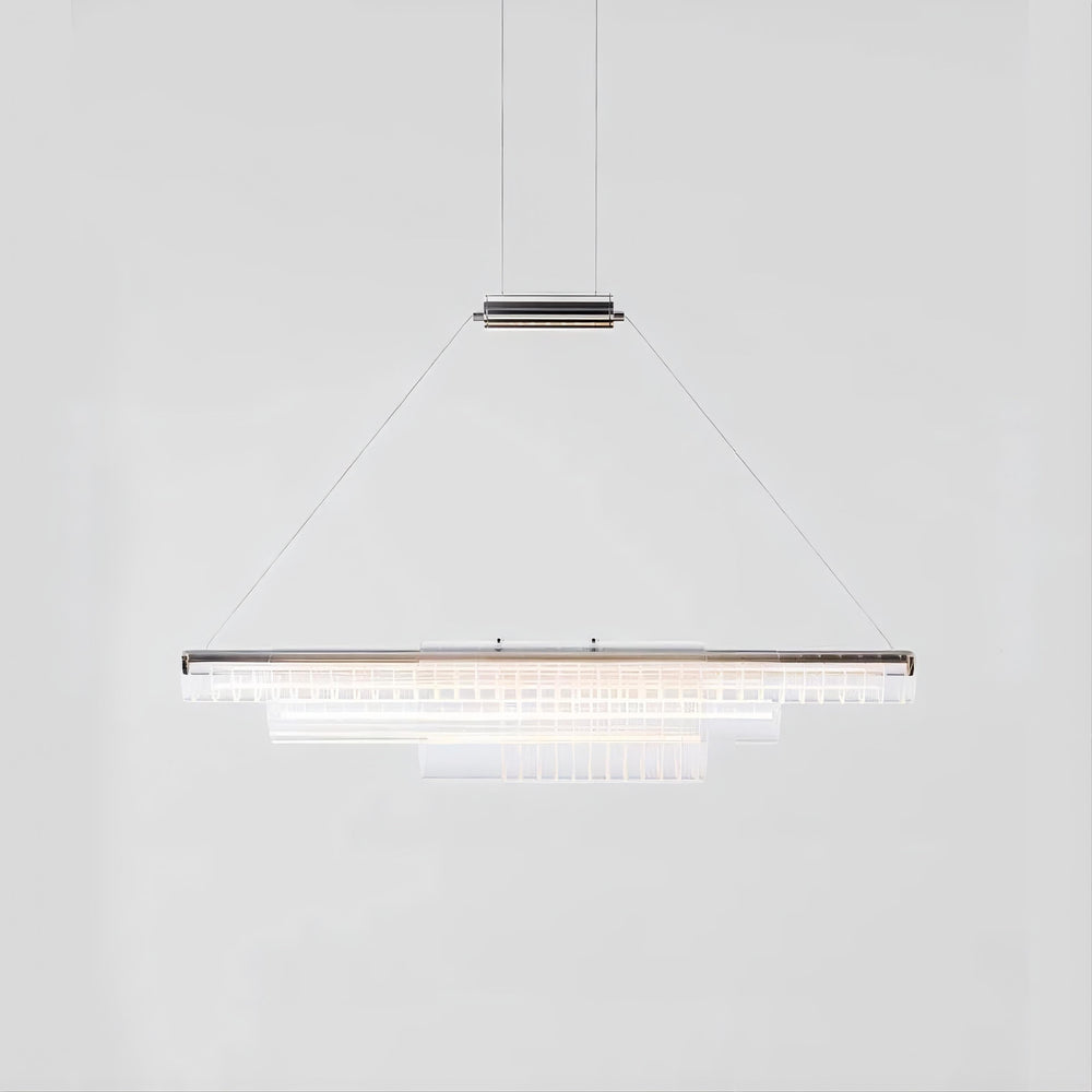 BIELLA Linear Chandelier by Lampadom - ambient shot