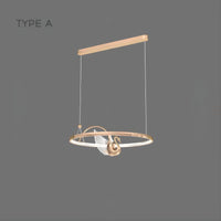 BIRDIE LUX Ring Chandelier
