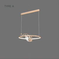 BIRDIE LUX Ring Chandelier