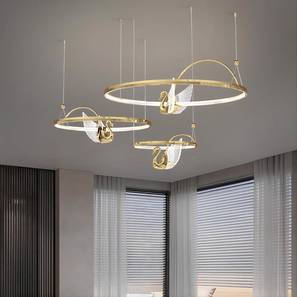 BIRDIE LUX Ring Chandelier