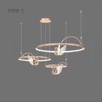 BIRDIE LUX Ring Chandelier