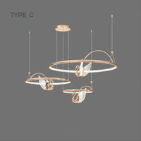 BIRDIE LUX Ring Chandelier