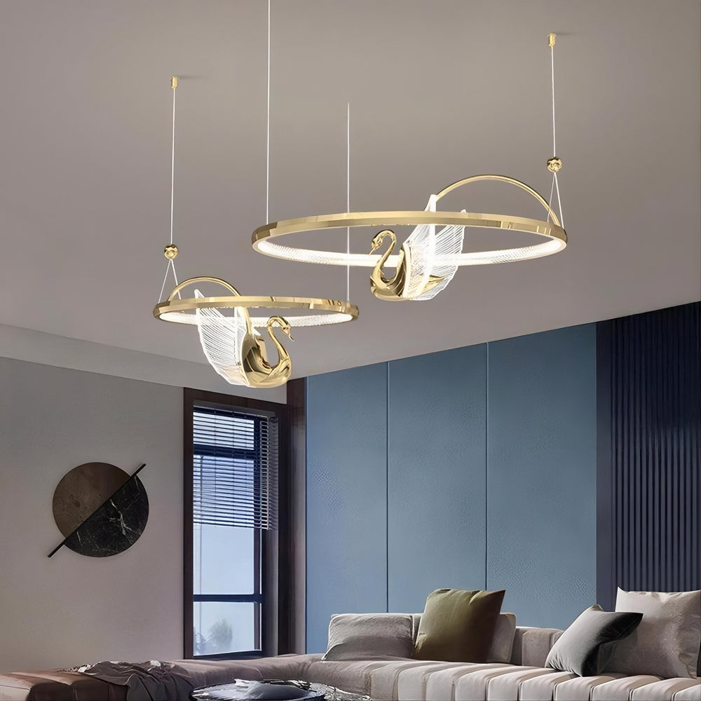 BIRDIE LUX Ring Chandelier