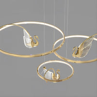 BIRDIE LUX Ring Chandelier