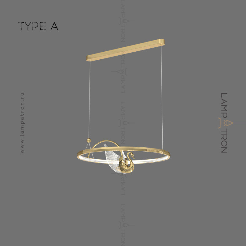 BIRDIE LUX Ring Chandelier