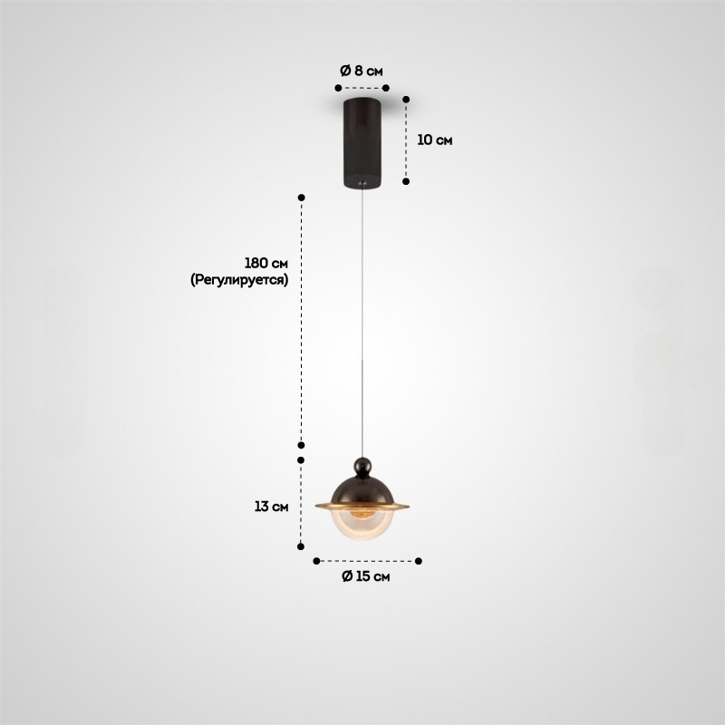 BIRRE Pendant by Lampadom - angle view