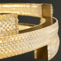 BLANCHE Ring Chandelier by Lampadom - scale reference