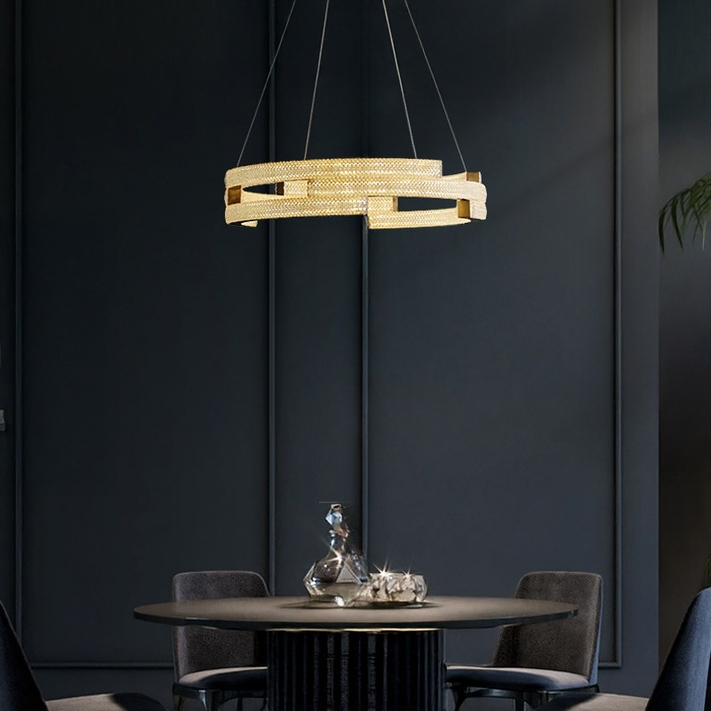 BLANCHE Ring Chandelier by Lampadom - ambient shot