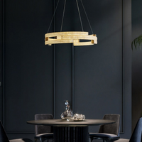 BLANCHE Ring Chandelier by Lampadom - ambient shot