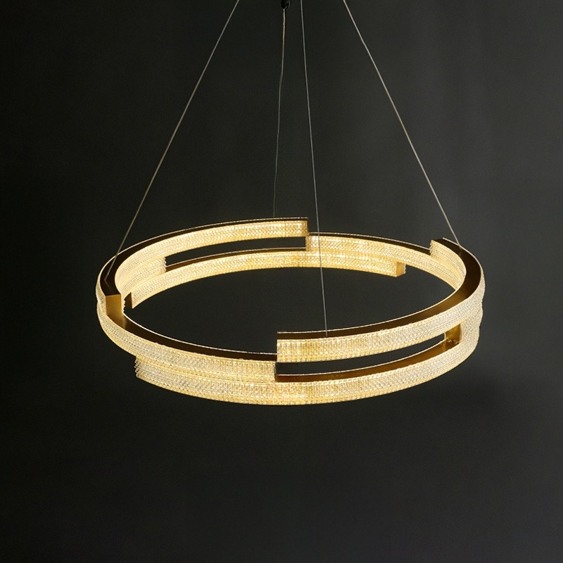 BLANCHE Ring Chandelier by Lampadom - top view